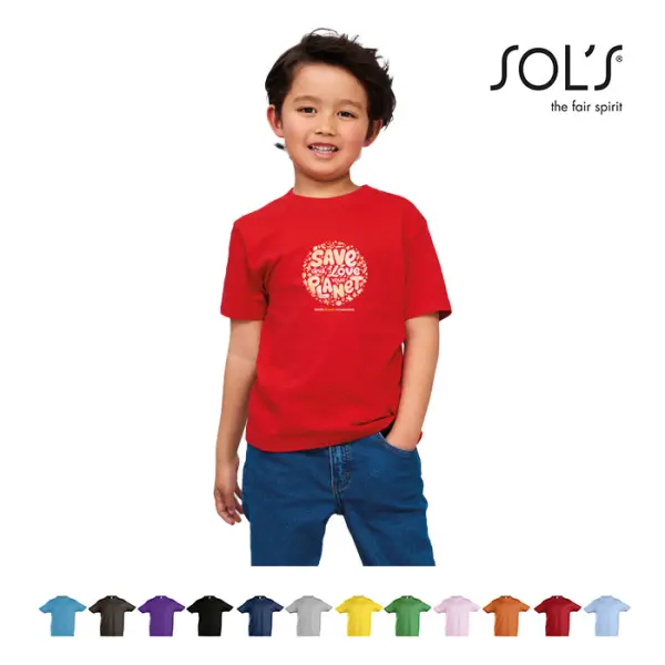 T-shirt bambino IMPERIAL KIDS 190 g/m² personalizzabile - SOL'S - Immagine 1