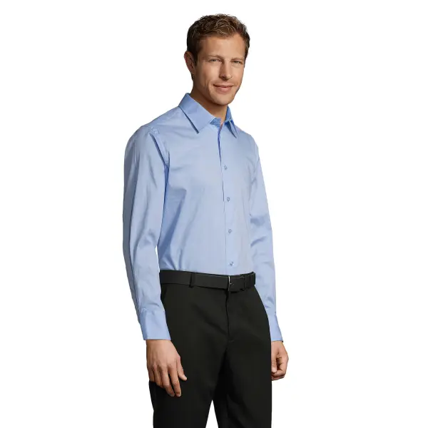 Camicia BRIGHTON elasticizzata in popeline 140 - SOL'S - Immagine 10