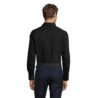 Camicia BRIGHTON elasticizzata in popeline 140 - SOL'S - Immagine 3