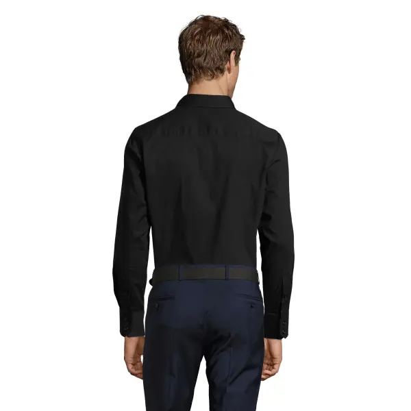 Camicia BRIGHTON elasticizzata in popeline 140 - SOL'S - Immagine 3