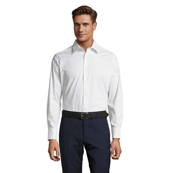 Camicia BRIGHTON elasticizzata in popeline 140 - SOL'S - Immagine 5