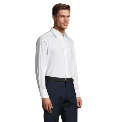 Camicia BRIGHTON elasticizzata in popeline 140 - SOL'S - Immagine 7