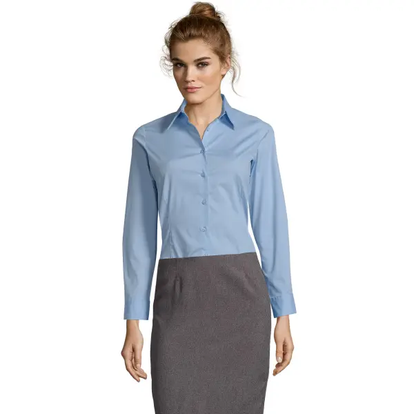 Camicia donna EDEN popeline elasticizzato 140 - SOL'S - Immagine 8