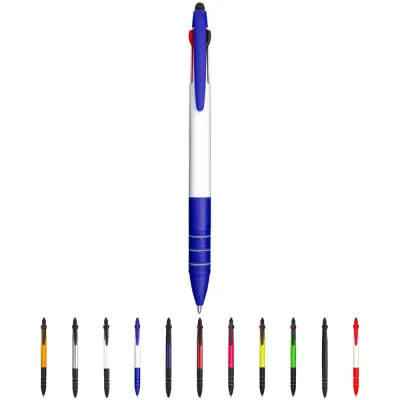 Penna a sfera con 3 colori blu rosso nero