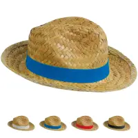 Cappello in paglia con fascia elastica