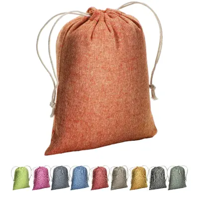 Sacchetto regalo in cotone riciclato 15x20
