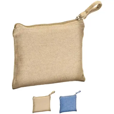 Beauty case porta monete in cotone riciclato 280