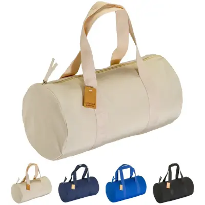 Borsone sport e da viaggio in cotone riciclato 280gr