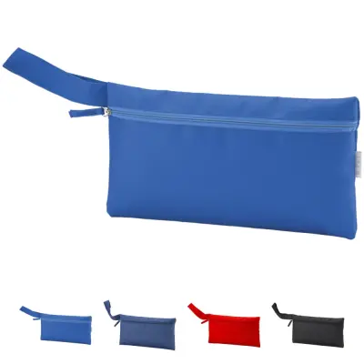 Porta documenti rPET con chiusura con zip e maniglia - Immagine 1