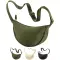 Borsa rotonda in nylon con tracolla regolabile - Anteprima 1