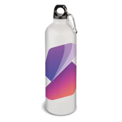 Borraccia bianca 750ml in alluminio JULIAN - Immagine 2