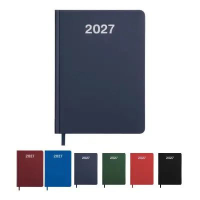 Agenda giornaliera copertina rigida in cartoncino laminato opaco - Immagine 1