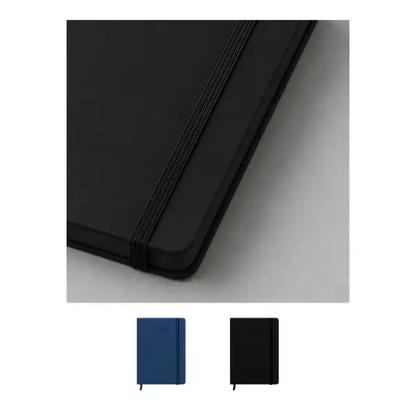 Agenda giornaliera Copertina rigida in termo PU e bordo colorato - Immagine 1