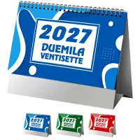 Calendario da tavolo mensile bicolore 13 fogli