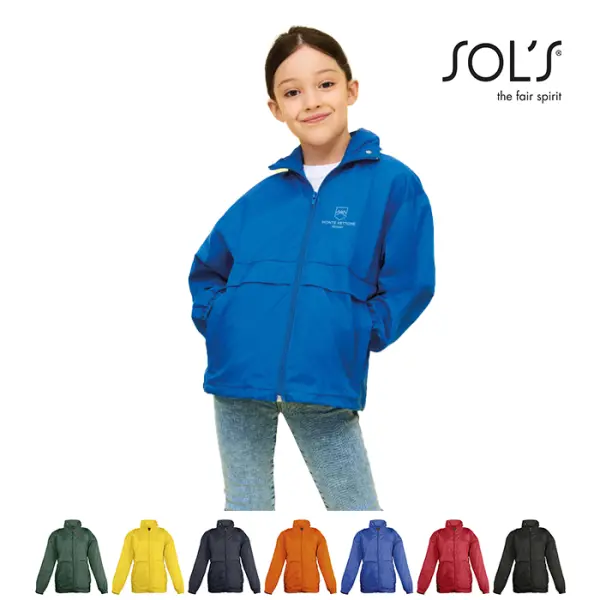 Giacche SURF KIDS con stampa, windbreaker 210g/m² - SOL'S - Immagine 1