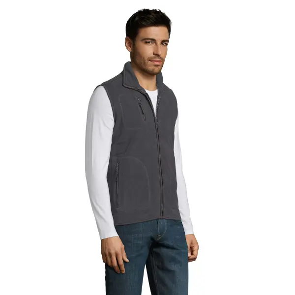 Smanicati NORWAY fleece 320 con stampa del tuo logo - SOL'S - Immagine 6