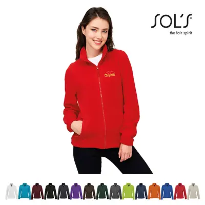 Giacche NORTH WOMEN fleece con cerniera, 100% poliestere - SOL'S
