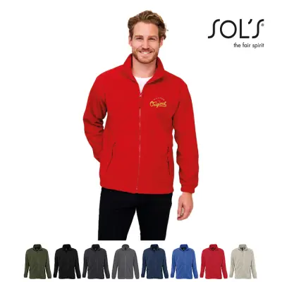 Giacche NORTH in pile con zip, 300 anti-pilling  - SOL'S