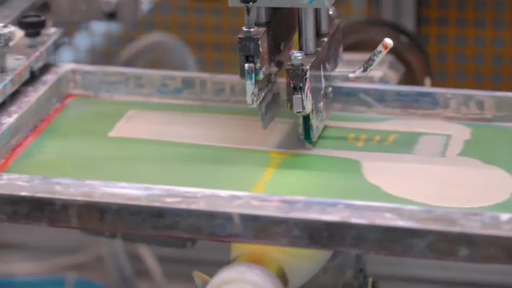 Stampa serigrafica circolare