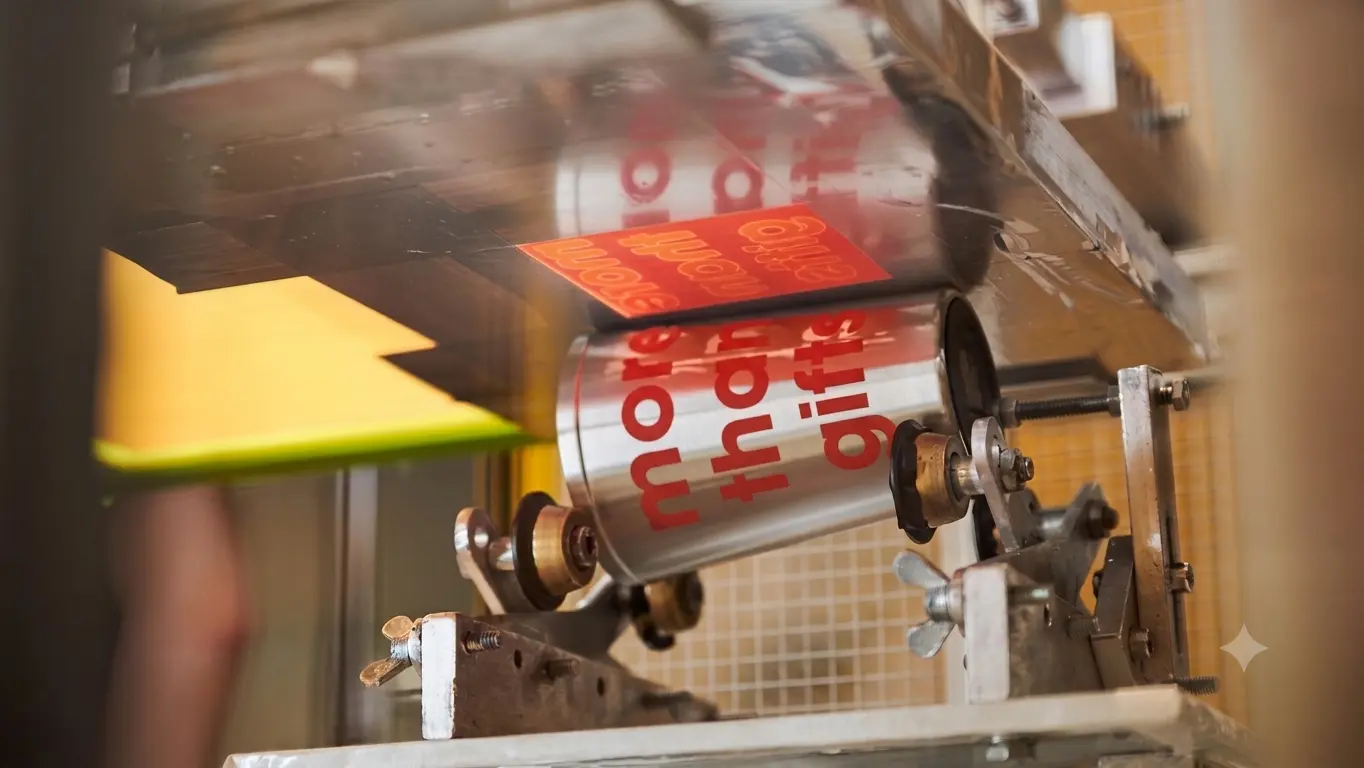 Serigrafia circolare su penne