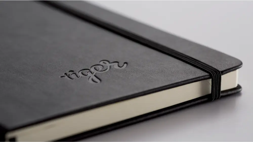 block notes con stampa a rilievo