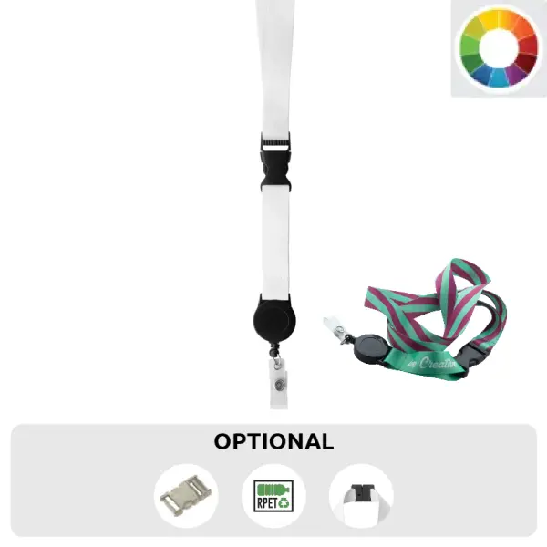 Lanyard stampa full color su due lati - yoyo B - Immagine 1