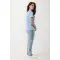 T-shirt donna IQONIQ Yala personalizzata in cotone riciclato - Anteprima 49