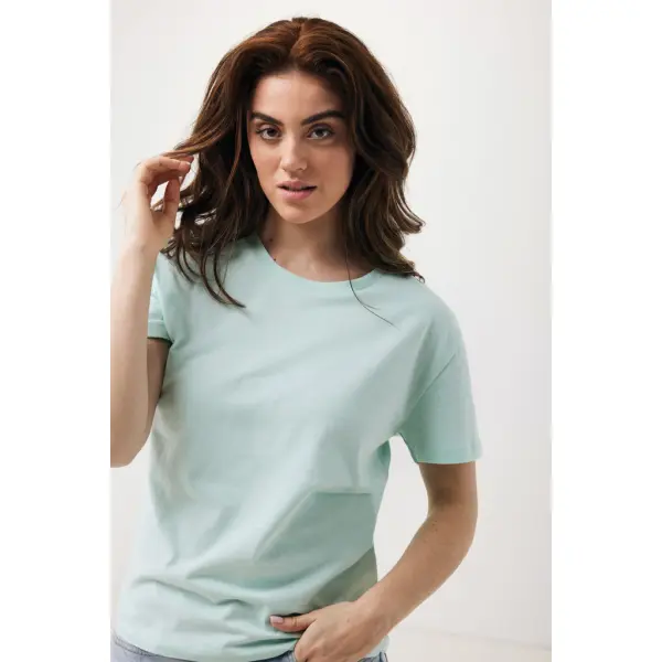 T-shirt donna IQONIQ Yala personalizzata in cotone riciclato - Immagine 93