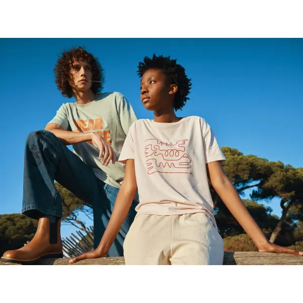 T-shirt donna IQONIQ Yala personalizzata in cotone riciclato - Immagine 109