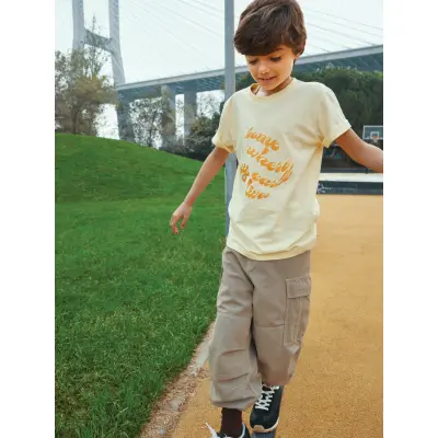 T-shirt bambino IQONIQ Koli in cotone riciclato - Immagine 81