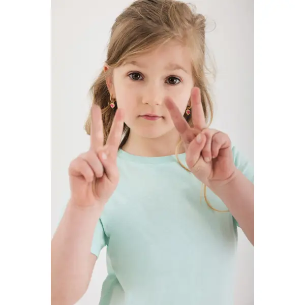 T-shirt bambino IQONIQ Koli in cotone riciclato - Immagine 89