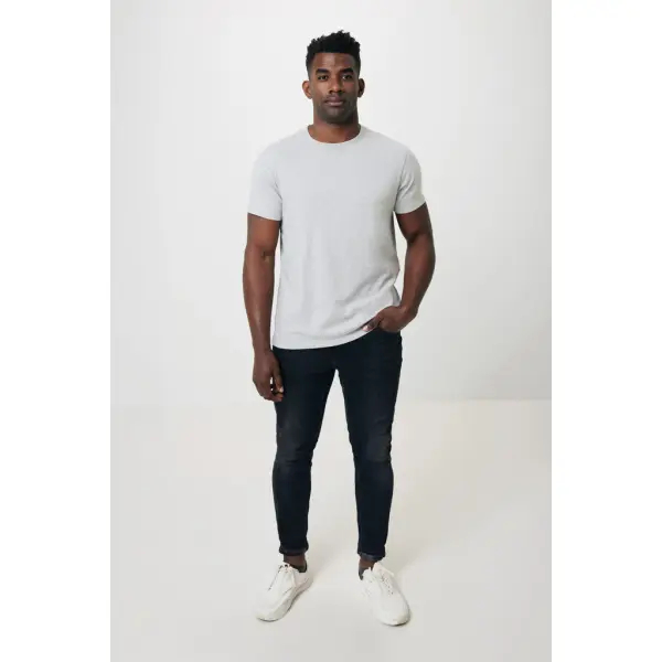 T-shirt unisex IQONIQ Manuel in cotone riciclato non tinto - Immagine 6