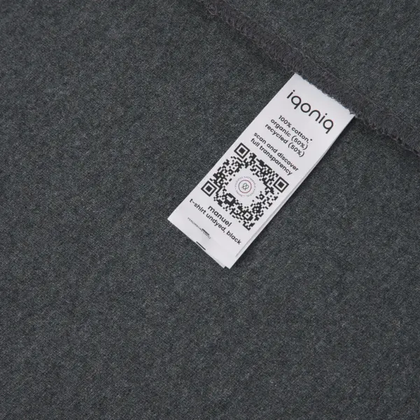T-shirt unisex IQONIQ Manuel in cotone riciclato non tinto - Immagine 18