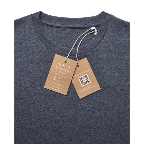T-shirt unisex IQONIQ Manuel in cotone riciclato non tinto - Immagine 35
