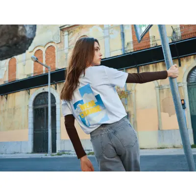 T-shirt unisex IQONIQ Kakadu relaxed fit in cotone riciclato - Immagine 28