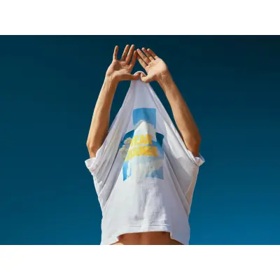 T-shirt unisex IQONIQ Kakadu relaxed fit in cotone riciclato - Immagine 30