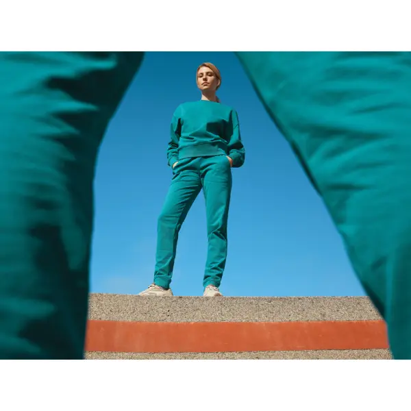 Pantaloni unisex IQONIQ COOPER in cotone riciclato - Immagine 29