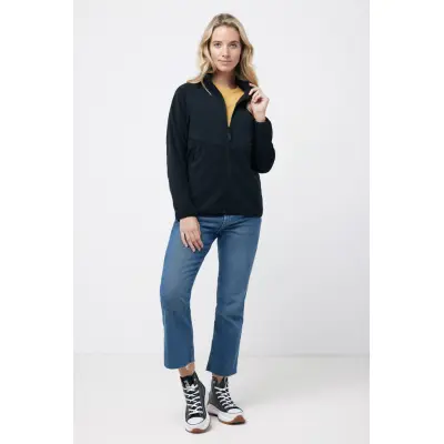 Giacca unisex IQONIQ TALUNG in micropile con zip in rPET - Immagine 4
