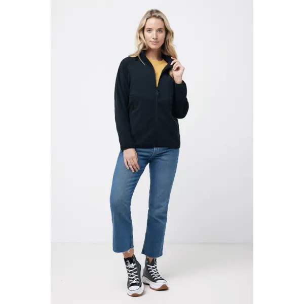 Giacca unisex IQONIQ TALUNG in micropile con zip in rPET - Immagine 4