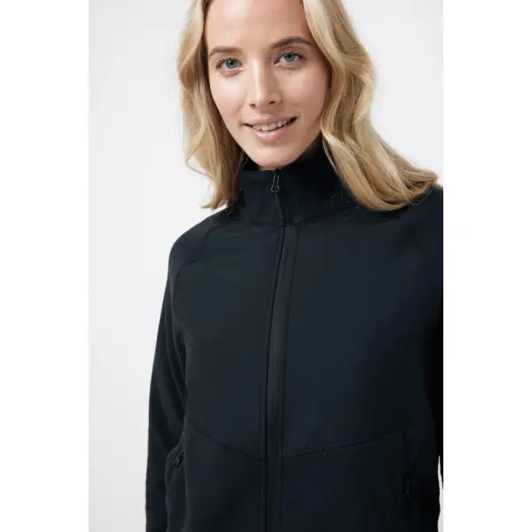 Giacca unisex IQONIQ TALUNG in micropile con zip in rPET - Immagine 7