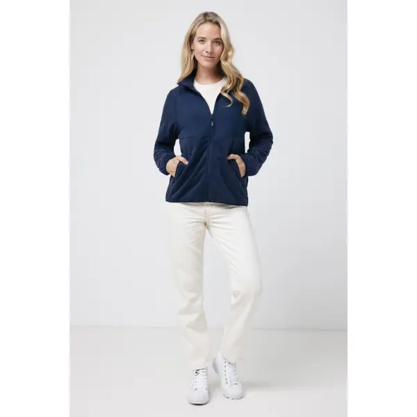 Giacca unisex IQONIQ TALUNG in micropile con zip in rPET - Immagine 13