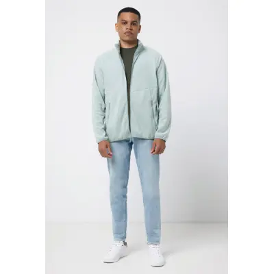 Giacca unisex IQONIQ TALUNG in micropile con zip in rPET - Immagine 24
