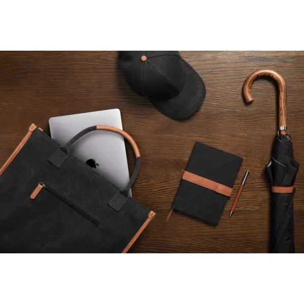 Borsa ufficio VINGA Bosler in canvas riciclato RCS - Immagine 8