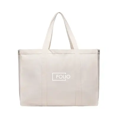 VINGA Hilo AWARE™ recycled canvas maxi tote bag - Immagine 10