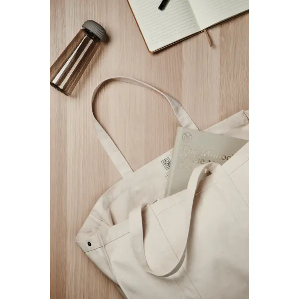 VINGA Hilo AWARE™ recycled canvas maxi tote bag - Immagine 11
