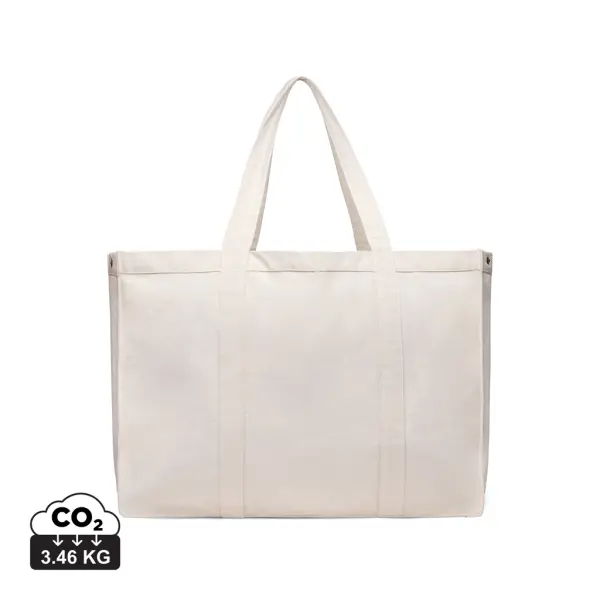 VINGA Hilo AWARE™ recycled canvas maxi tote bag - Immagine 7