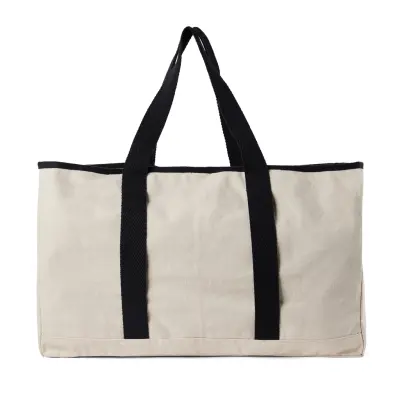 Borsa spiaggia VINGA Volonne in tela riciclata AWARE™ - Immagine 4