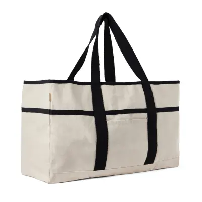 Borsa spiaggia VINGA Volonne in tela riciclata AWARE™ - Immagine 5