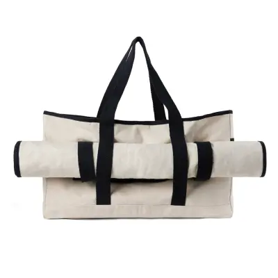 Borsa spiaggia VINGA Volonne in tela riciclata AWARE™ - Immagine 6