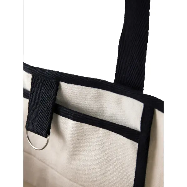 Borsa spiaggia VINGA Volonne in tela riciclata AWARE™ - Immagine 8